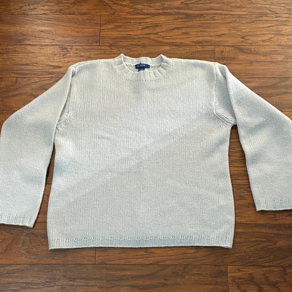 J. Crew Light Blue Crewneck Sweater